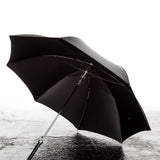 Pasotti Regenschirm mit Schlangenknauf schwarz