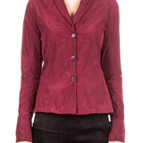 Katharina Hovman Damen Bluse weinrot
