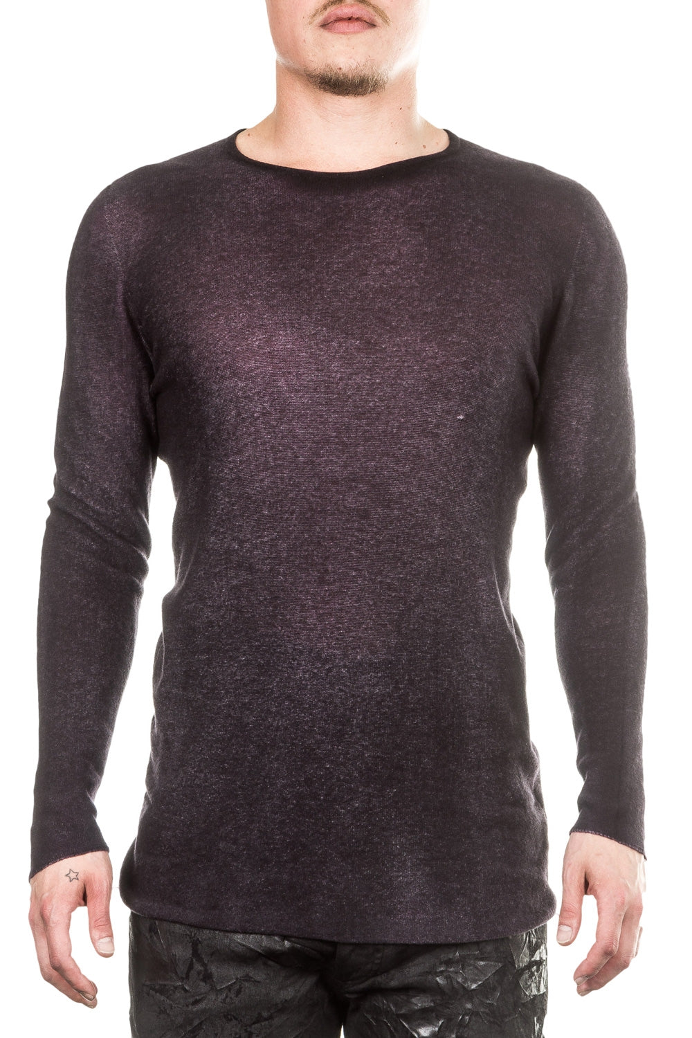 AVANT TOI Herren Wende Pullover magenta