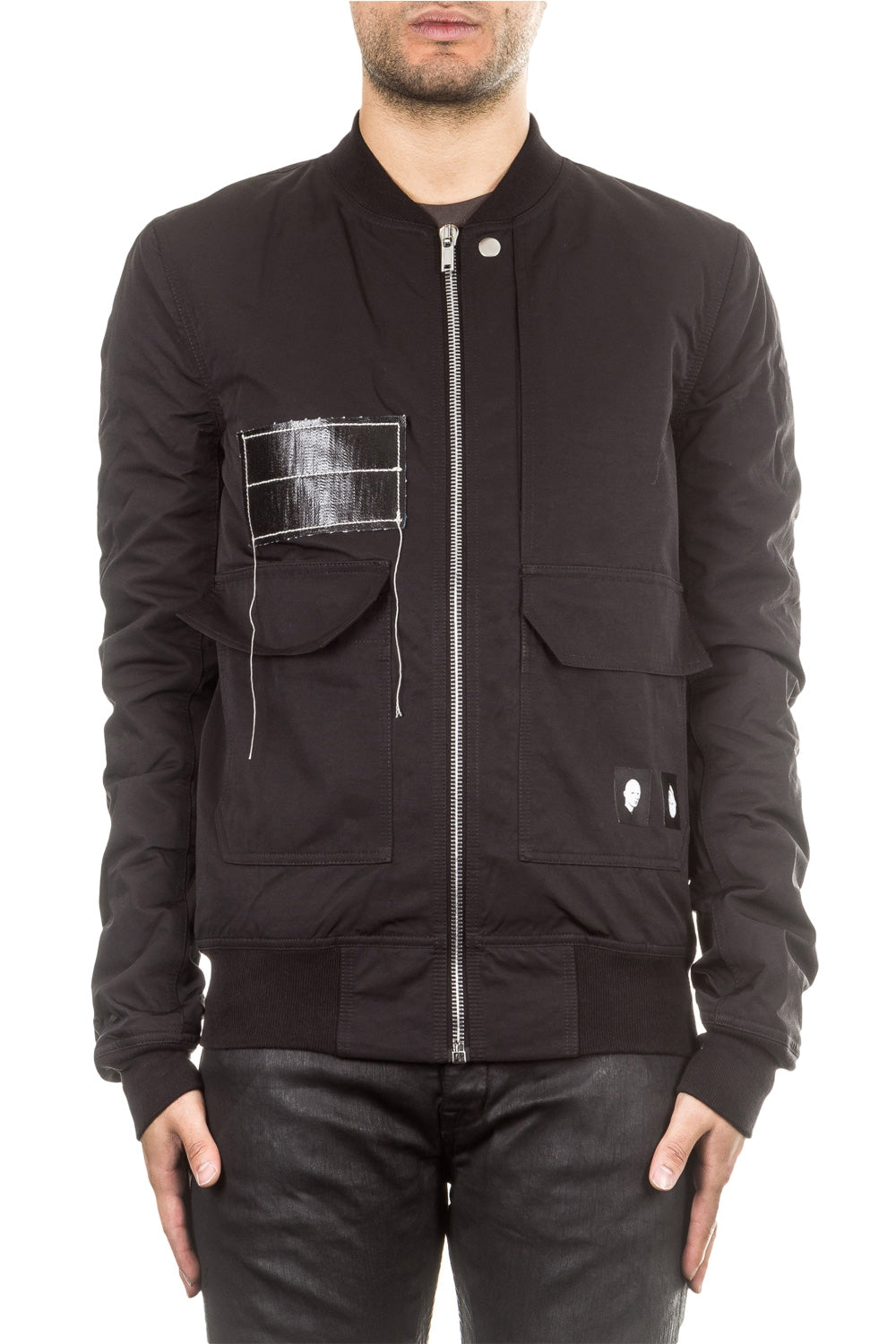 Rick Owens DRKSHDW Herren Bomber Jacke schwarz