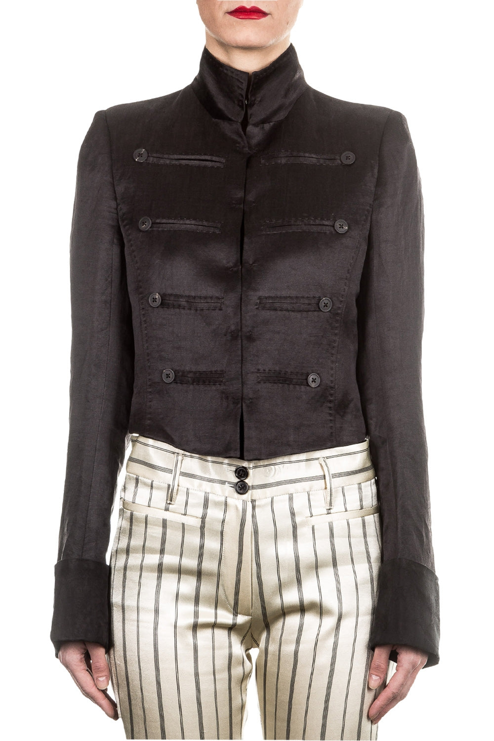 Ann Demeulemeester Damen Jacke schwarz