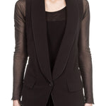 Ann Demeulemeester Damen Weste schwarz