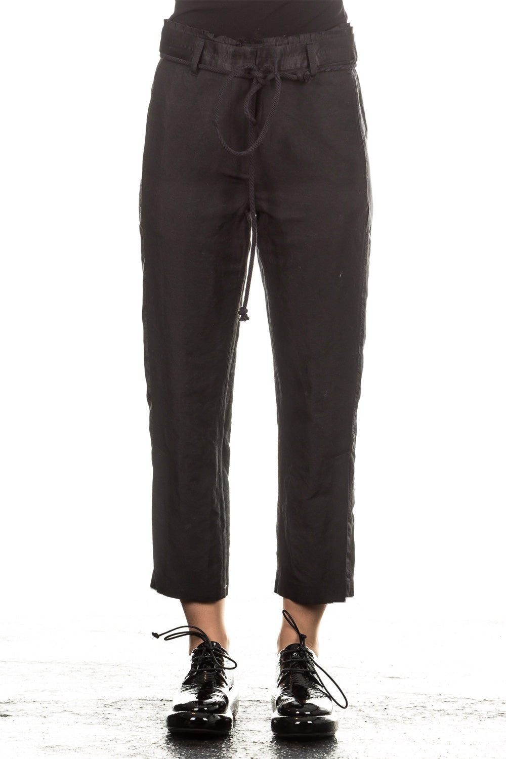Ann Demeulemeester Damen Hose 7/8 Avantgarde schwarz