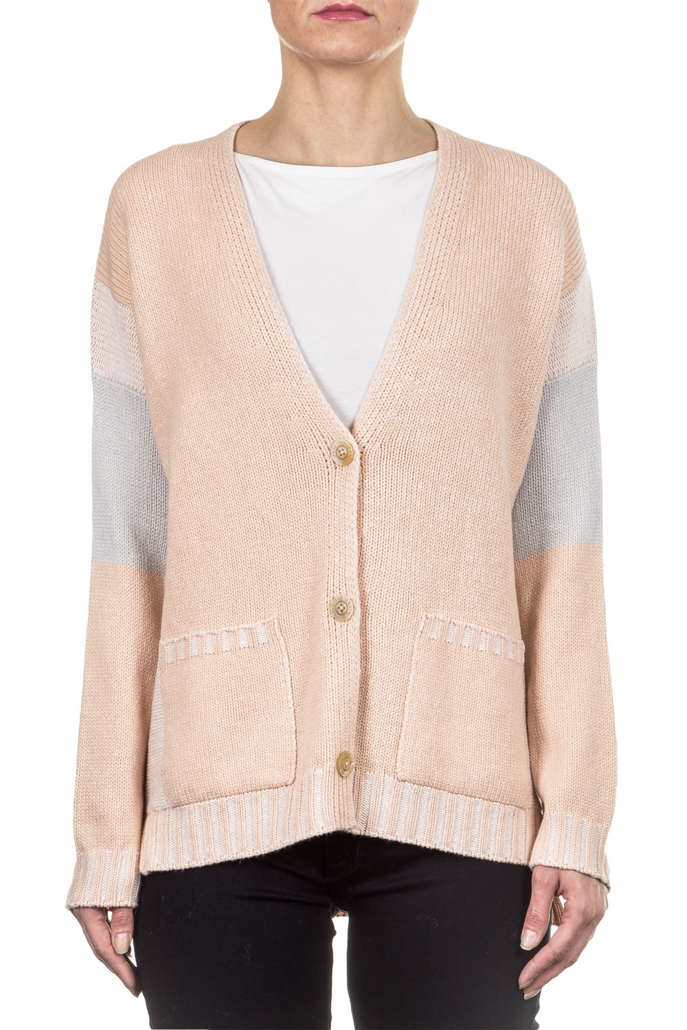 Iris von Arnim Damen Kaschmir Cardigan MARIETA nude