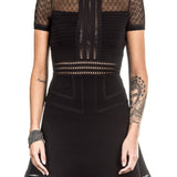 John Richmond Strickkleid FRESNO schwarz