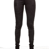 Isabel Benenato Leder Leggings schwarz