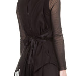 Ann Demeulemeester Damen Weste schwarz