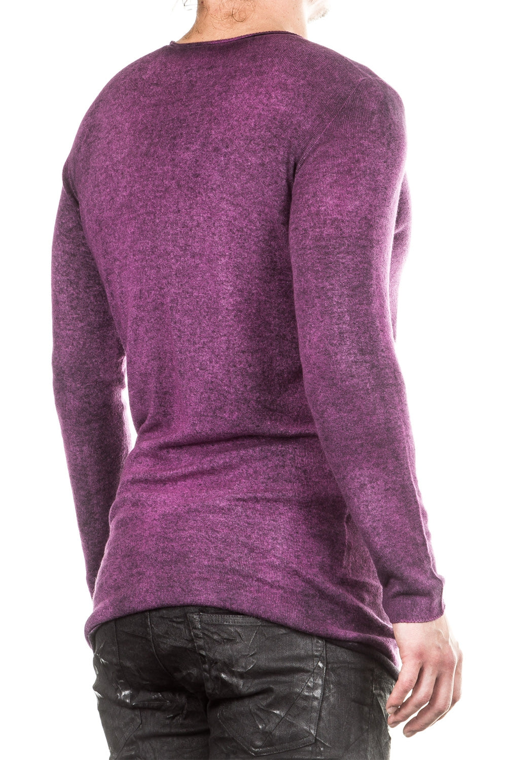 AVANT TOI Herren Wende Pullover magenta