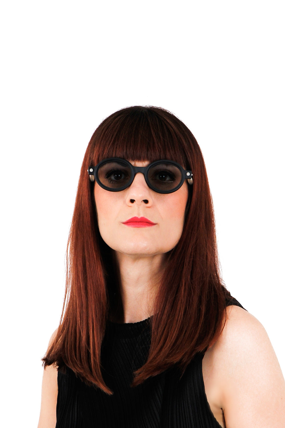 Kuboraum Sonnenbrille Oval MASK P6 BM schwarz beige