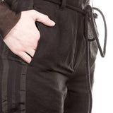 Ann Demeulemeester Damen Hose 7/8 Avantgarde schwarz