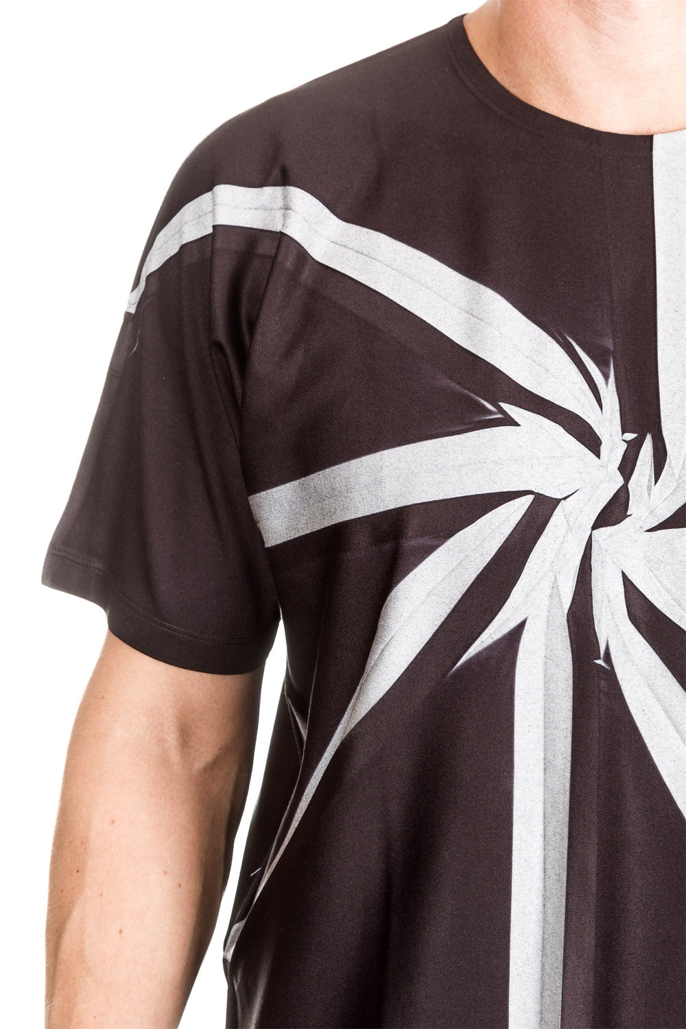 ISSEY MIYAKE Herren T-Shirt WRINKLE T schwarz