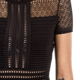 John Richmond Strickkleid FRESNO schwarz