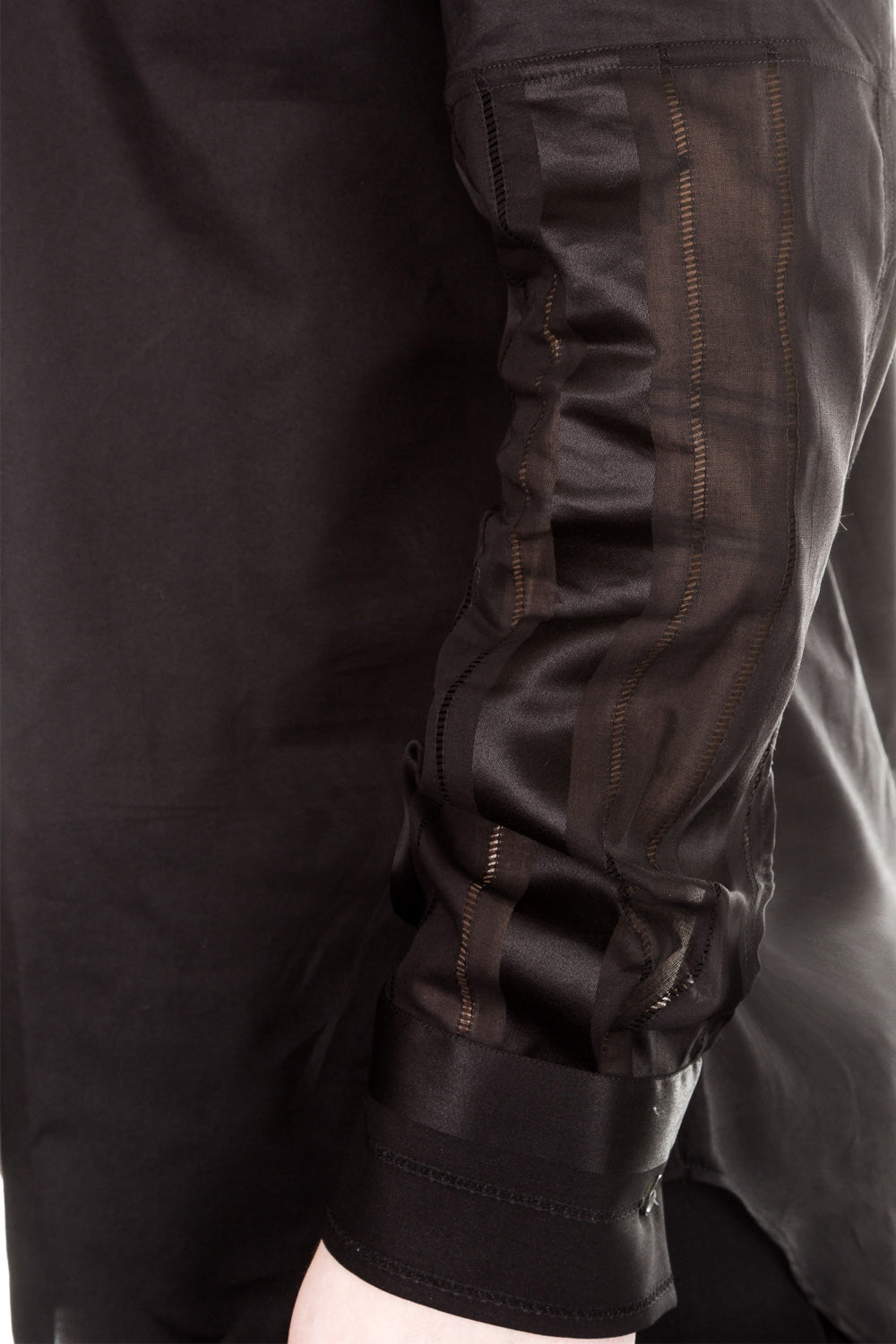 Ann Demeulemeester Herren Hemd schwarz