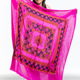 AVANT TOI Damen Kaschmir Schal pink