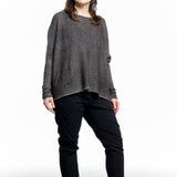Avant Toi Damen Pullover Kaschmir grau