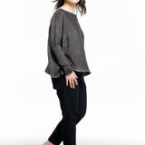 Avant Toi Damen Pullover Kaschmir grau