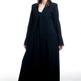 Isabel Benenato ladies coat black