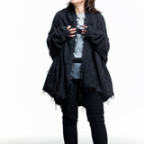 Rundholz Damen Strickjacke schwarz