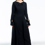 Y's Yohji Yamamoto ladies dress long sleeve black