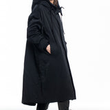 Y's Yohji Yamamoto ladies jacket with hood black