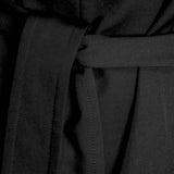Yohji Yamamoto ladies coat with belt black