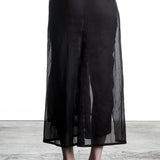 Yohji Yamamoto women's long skirt with polka dot print
