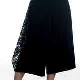 Yohji Yamamoto Damen Hose mit Spitze in Schwarz