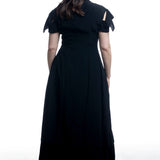 Y’s Yohji Yamamoto Damen Weste Schwarz mit Drapierung