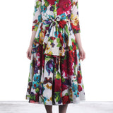 SAMANTHA SUNG Damen Kleid ASTER mit floralem Print
