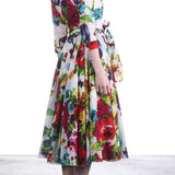 SAMANTHA SUNG Damen Kleid ASTER mit floralem Print