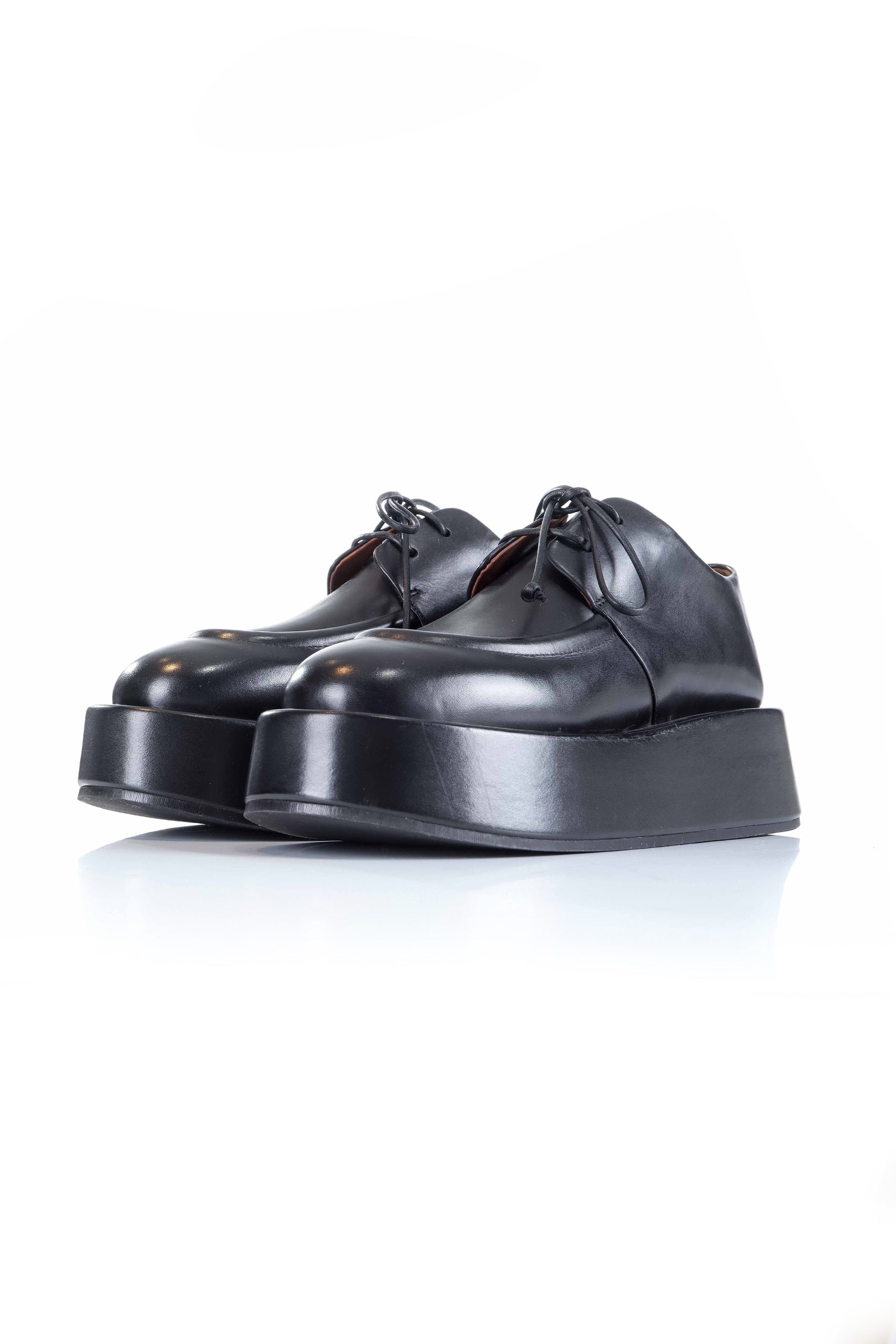 Marsèll Damen Plateau Lederschuhe schwarz