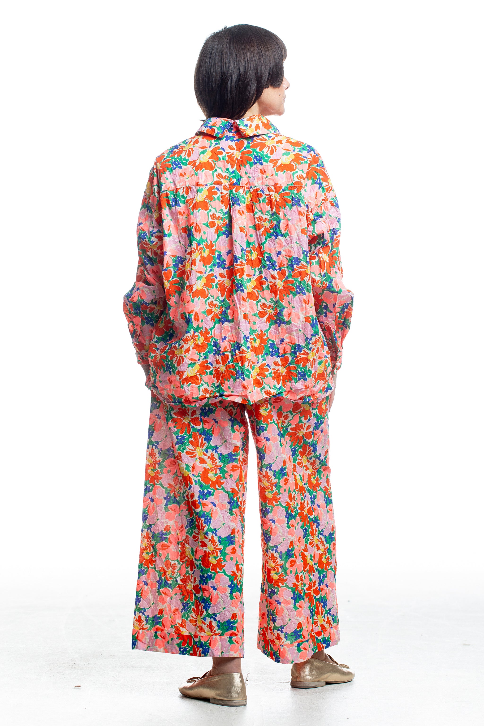 Daniela Gregis Bluse floral Rückansicht