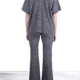 Schella Kann 2 Damen Shirt grau mit Print