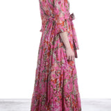 SAMANTHA SUNG Bohemian Blusenkleid EDEN mit Print soft pink