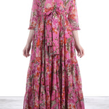 SAMANTHA SUNG Bohemian Blusenkleid EDEN mit Print soft pink