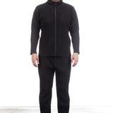 Homme Plissé Issey Miyake Herren Blouson mit Reißverschluss schwarz