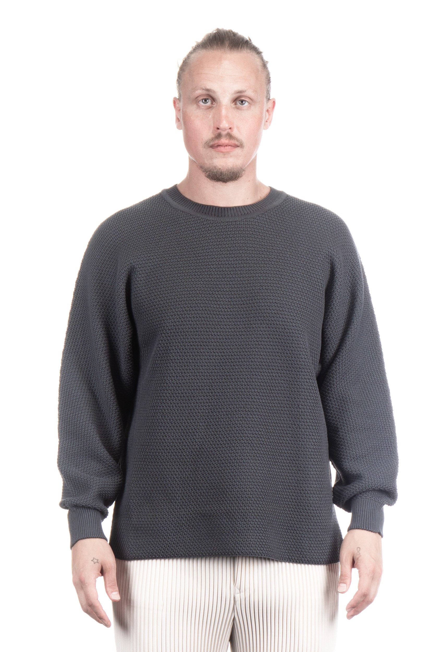 Homme Plissé Issey Miyake Herren Pullover Olive