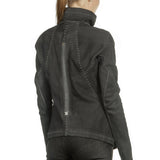 Isaac Sellam Damen Leder Jacke anthrazit