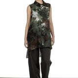 Y's Yohji Yamamoto Damen Bluse camouflage