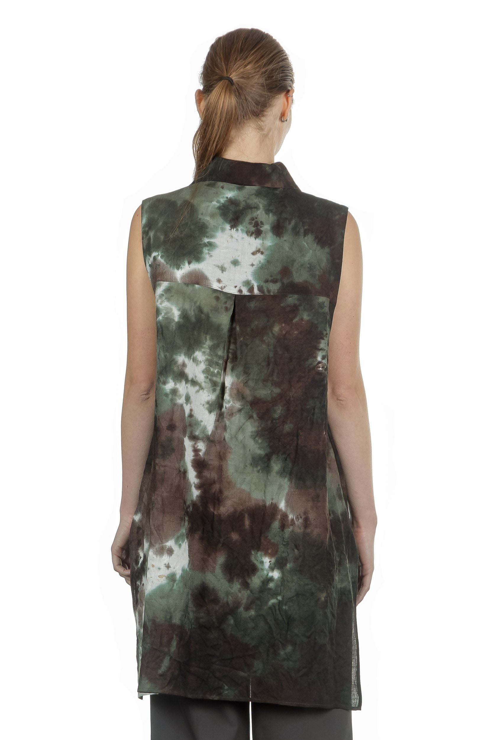 Y's Yohji Yamamoto Damen Bluse camouflage