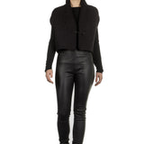 Sarah Pacini Damen Strickweste schwarz
