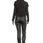Sarah Pacini Damen Strickweste schwarz