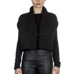 Sarah Pacini Damen Strickweste schwarz