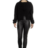 Sarah Pacini Damen Strickjacke schwarz