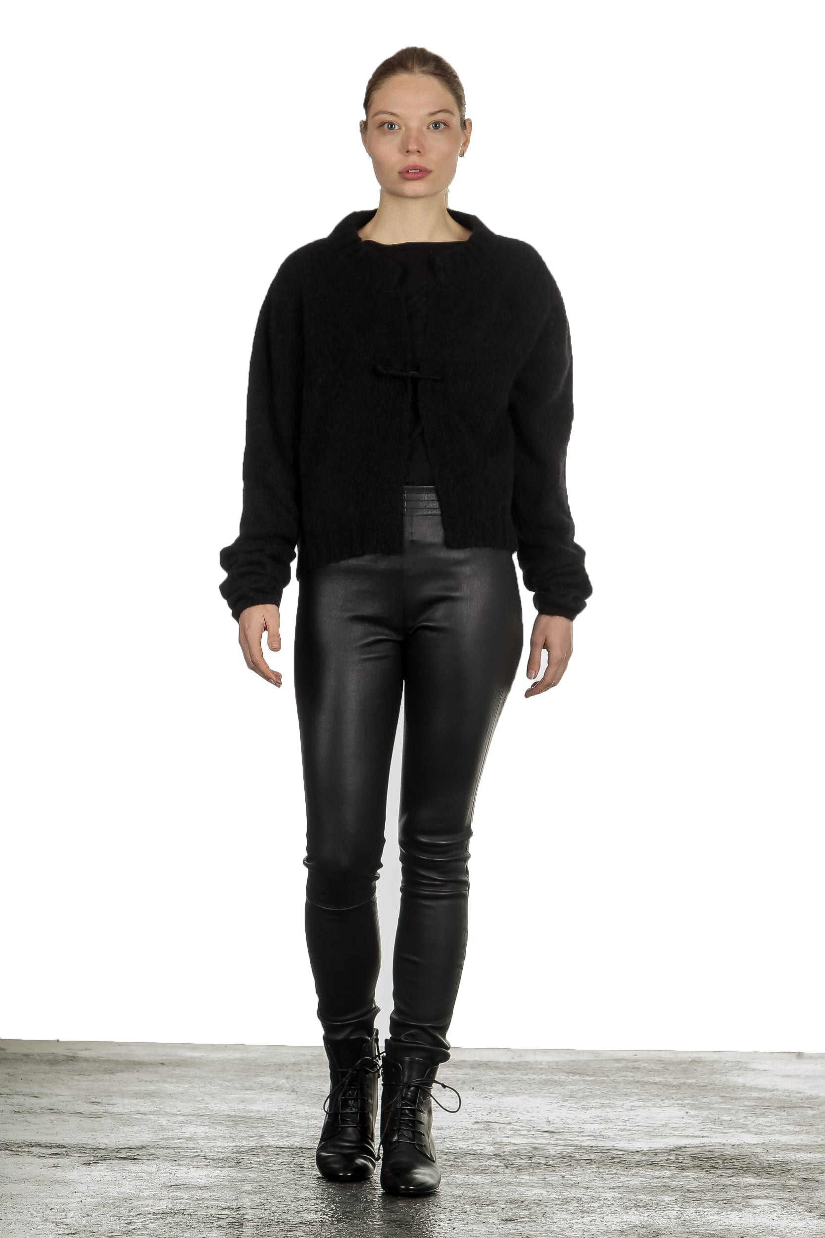 Sarah Pacini Damen Strickjacke schwarz