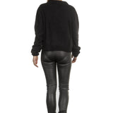 Sarah Pacini Damen Strickjacke schwarz