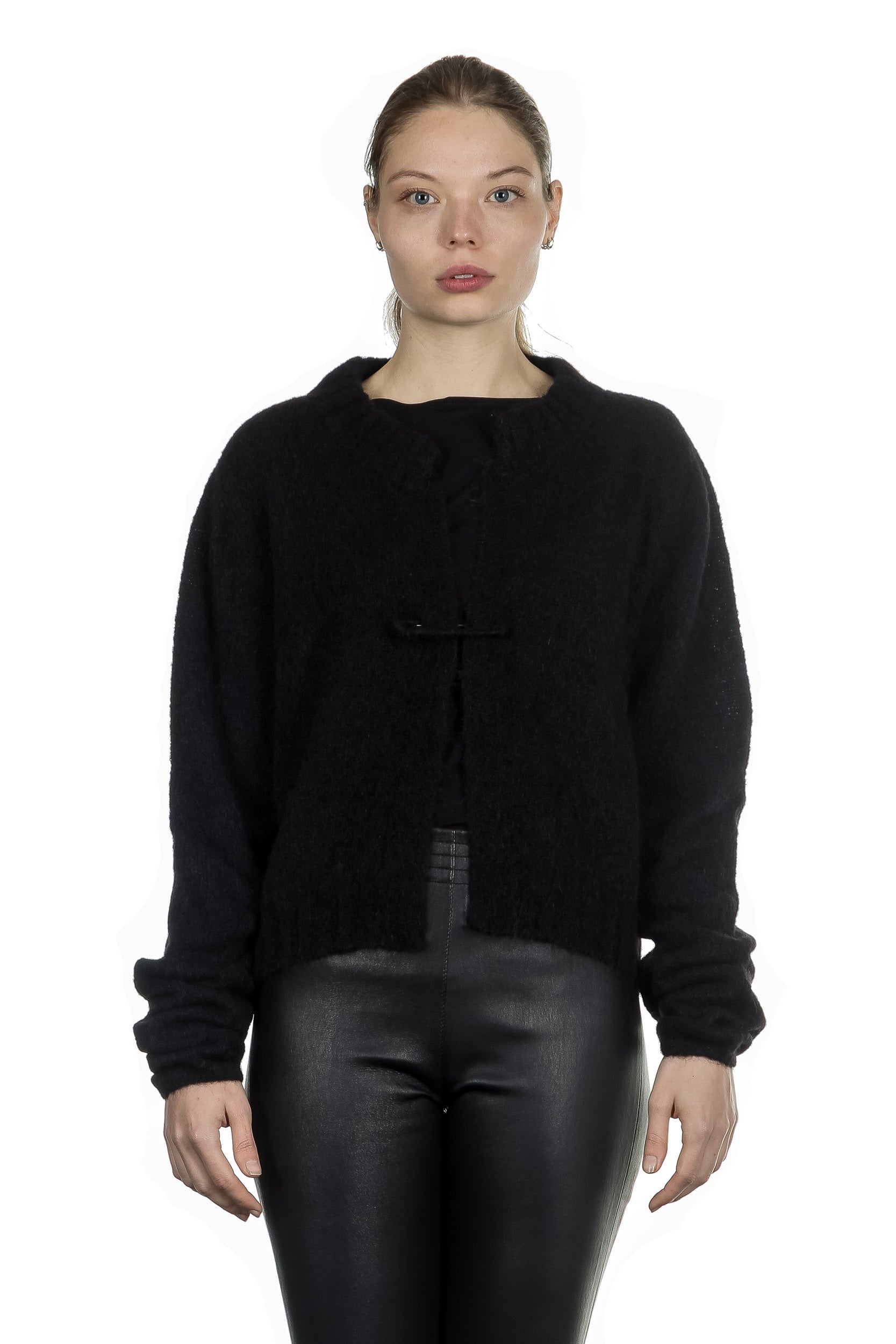 Sarah Pacini Damen Strickjacke schwarz