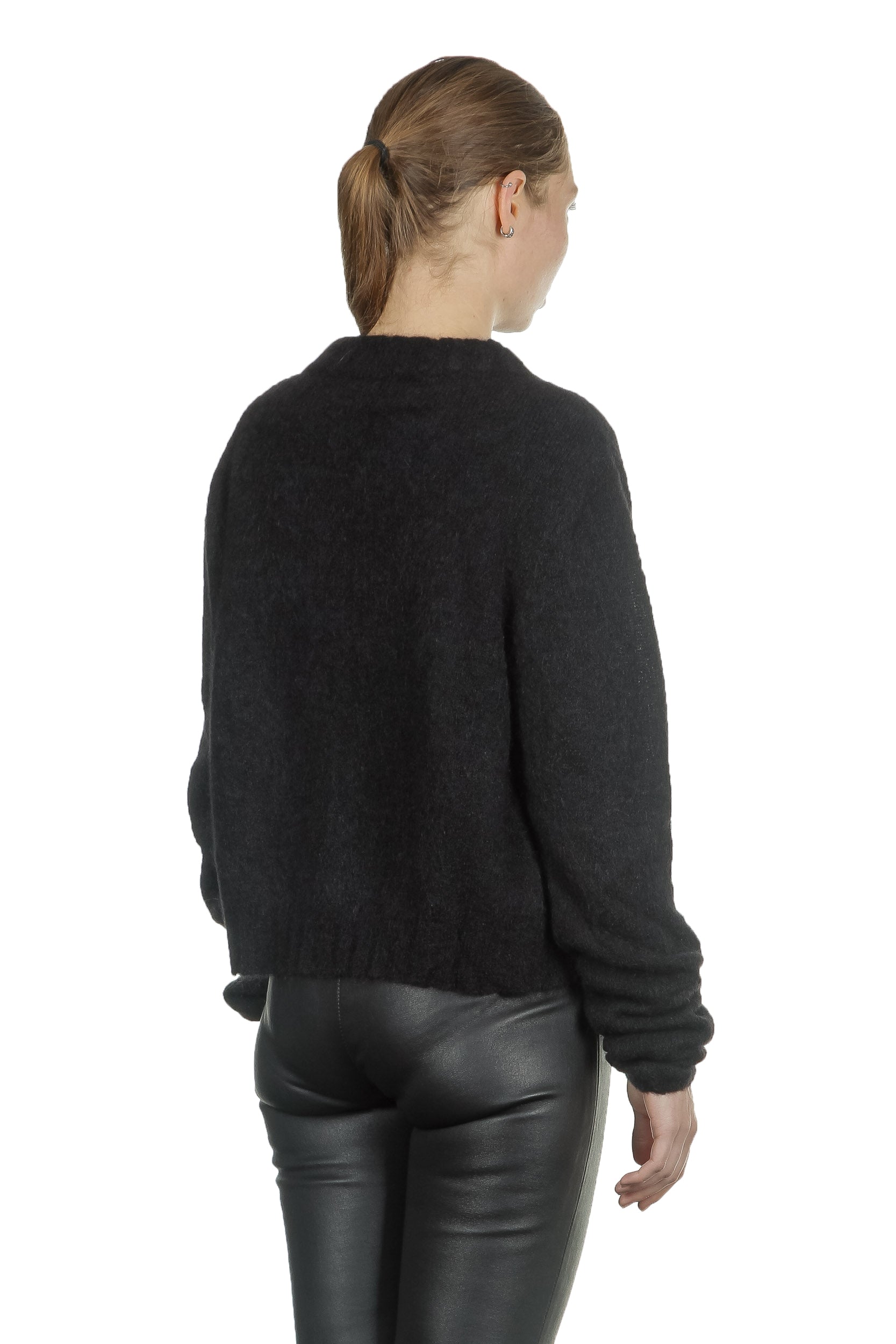 Sarah Pacini Damen Strickjacke schwarz