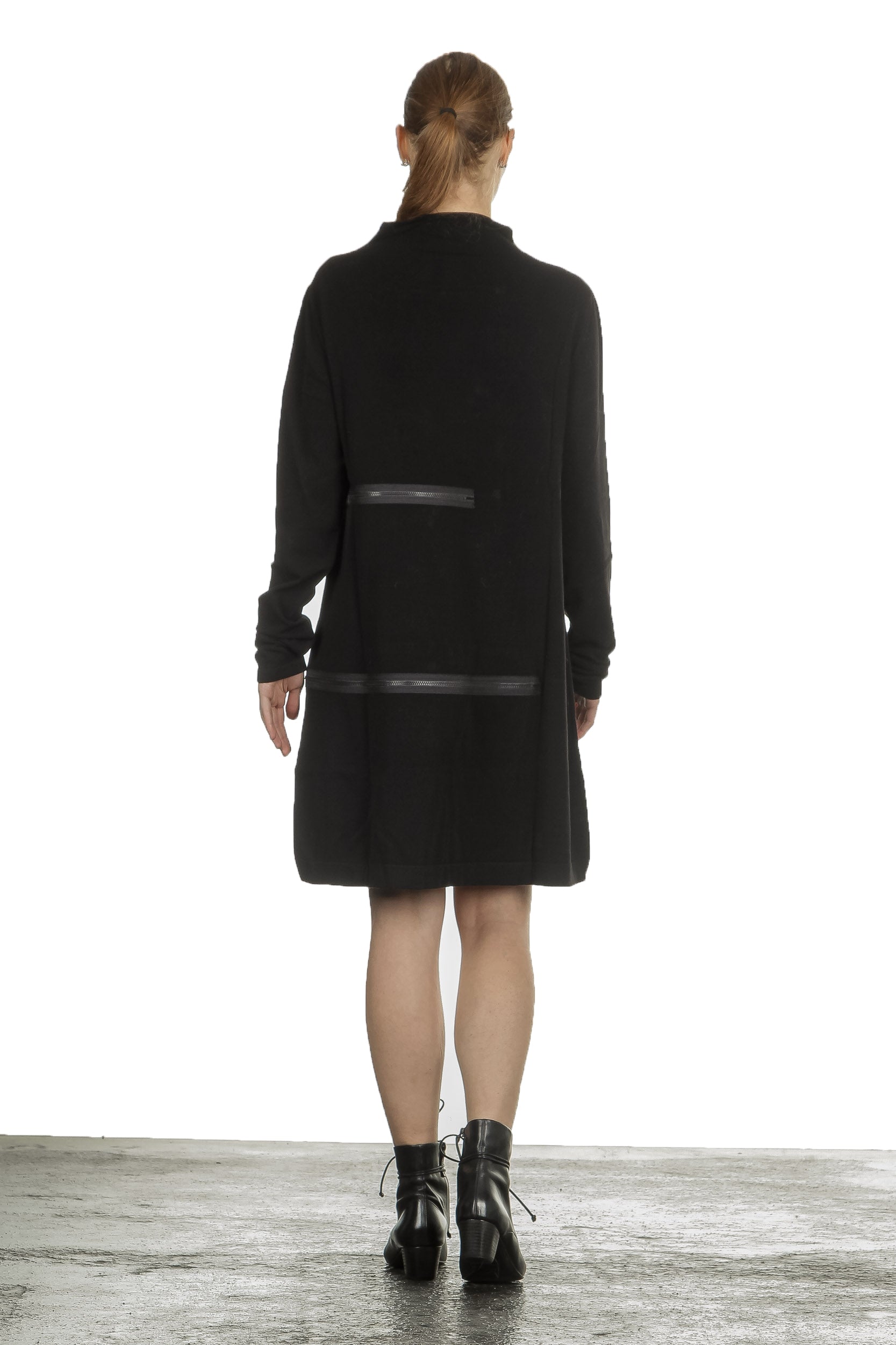 Sarah Pacini Damen Avantgarde Kleid schwarz