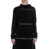 Sarah Pacini Damen Avantgarde Kleid schwarz